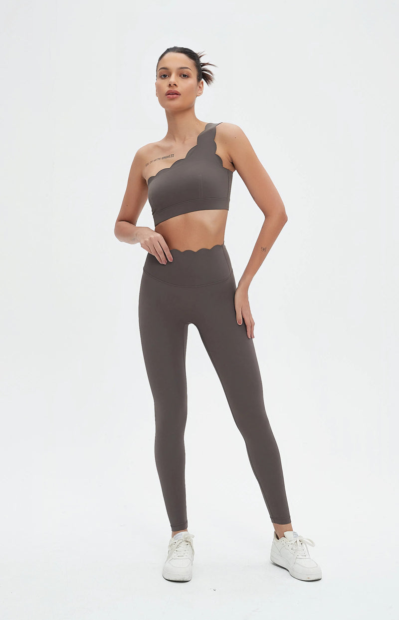 Helena Scalloped High Waist Legging