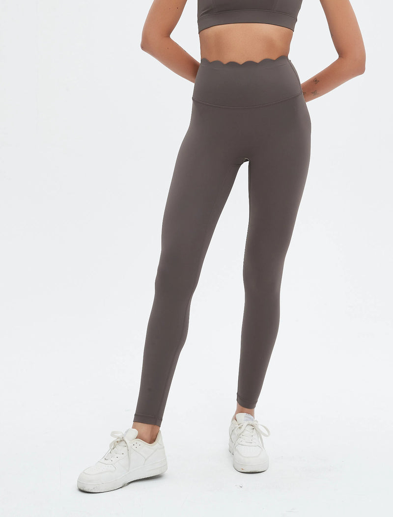 Helena Scalloped High Waist Legging