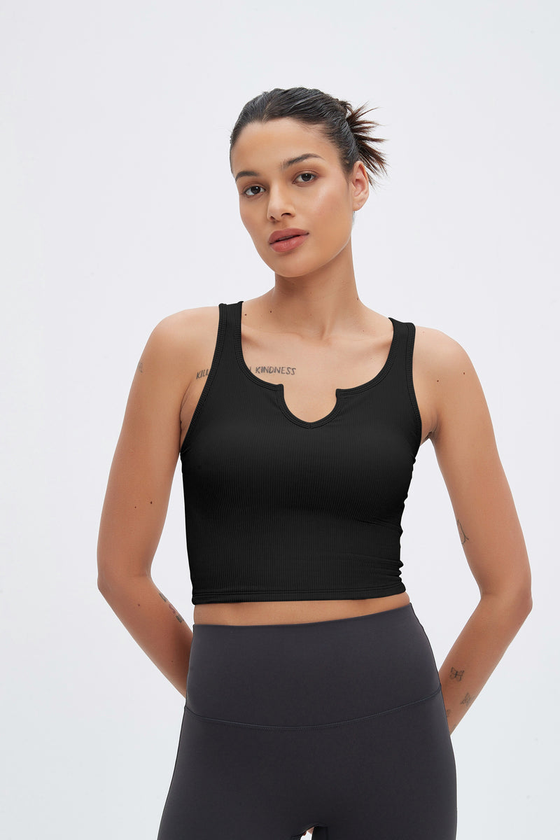 Hera Molded Cup Ribbed Everyday Tank Top