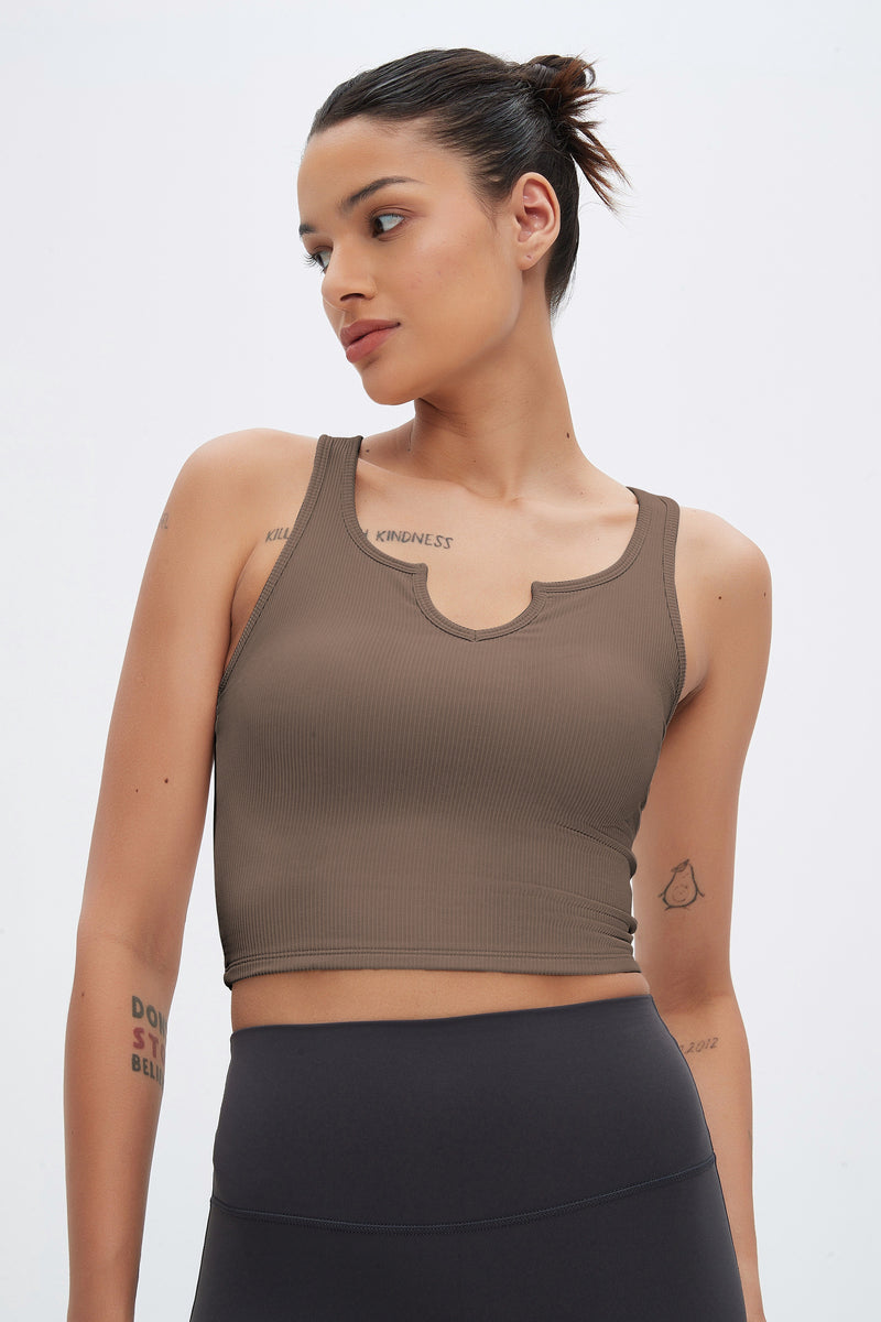 Hera Molded Cup Ribbed Everyday Tank Top