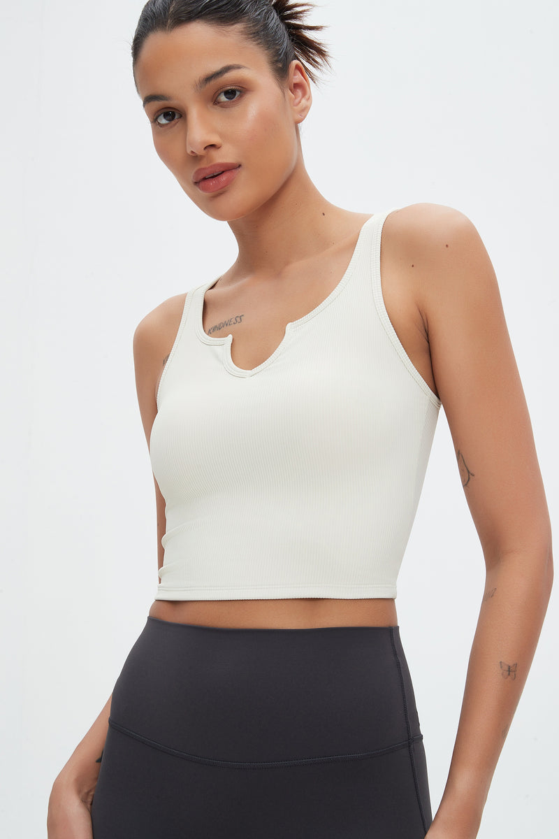 Hera Molded Cup Ribbed Everyday Tank Top