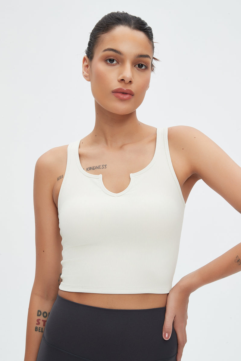 Hera Molded Cup Ribbed Everyday Tank Top