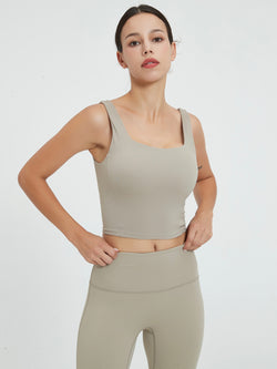 Grace Square Neck Molded Cup Tank Top